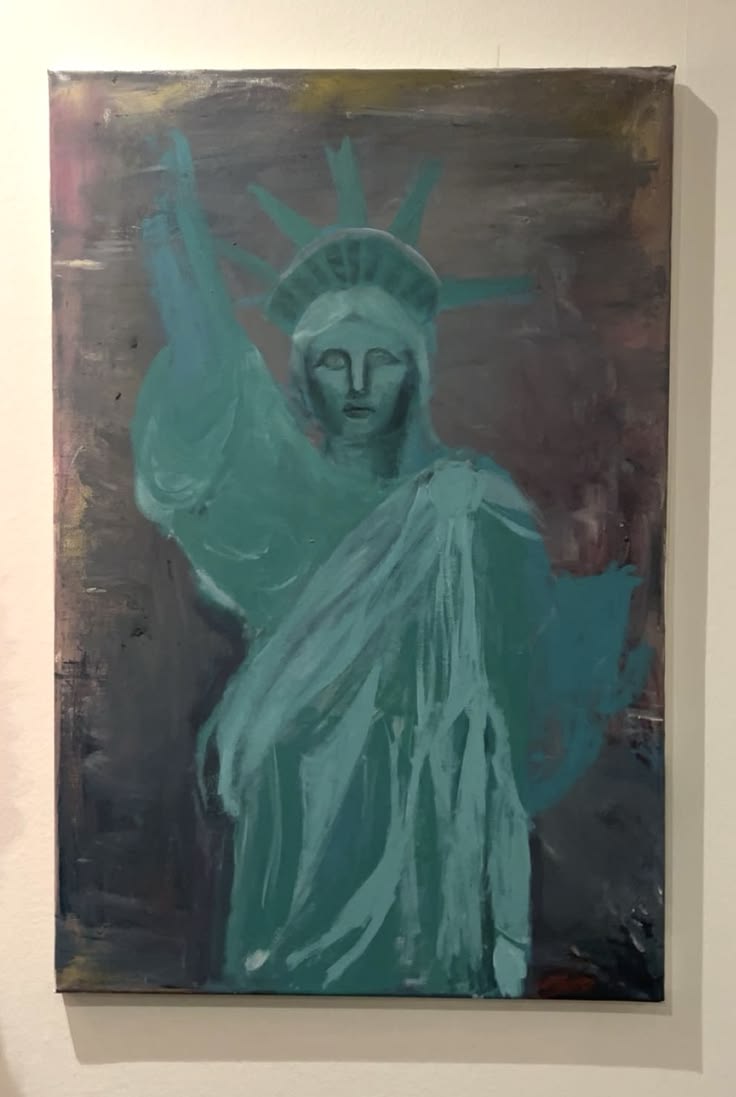 Konstverket "Frihet" 2025, AKRYL PÅ CANVAS, SKYDDAD MED VARNISH GLOSS, 2025, 40 X 60 CM